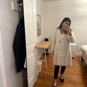 Uniqlo windproof outer fleece tailored coat XS